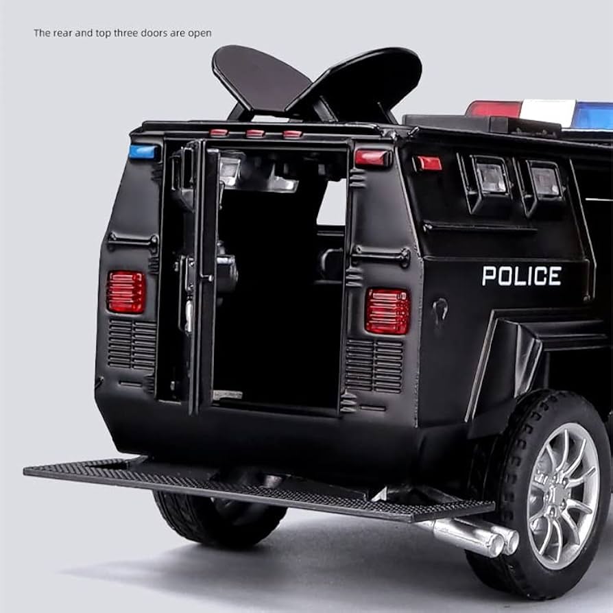 【ピットブルマル】 Amazon.co.jp: 1:24ピットブルVX対テロリスト特別警察装甲車合金