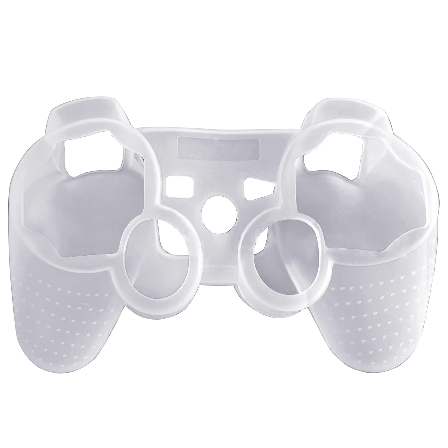 OSTENT Housse de Protection en Gel de Silicone Souple pour Manette Sony PlayStation PS2 PS3 - Couleur Blanc