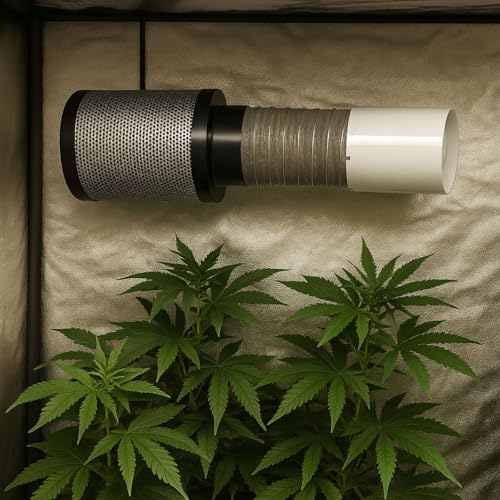 NICEGROW.de Grow Abluft-Set 100 mm Rohrventilator verkabelt Aktivkohlefilter Indoor Growbox 2 NICEGROW.de Grow Abluft-Set 100 mm Rohrventilator verkabelt Aktivkohlefilter Indoor Growbox – Bild 2