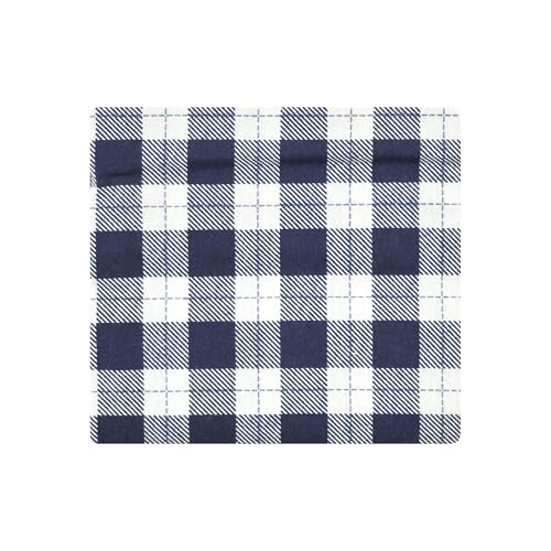Image of Little Treasure Hudson Baby Cotton Poly Flannel Receiving Blankets Multipack, Blue Moose Bear, 30x30 inches