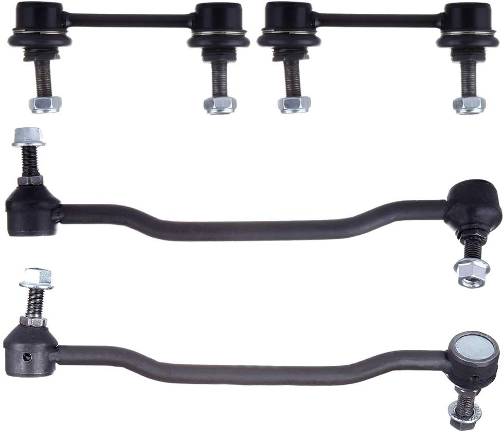 LSAILON 4pcs Sway Bar End Link Suspension Kit Fit 2002-2006 For Nissan Altima 2004-2008 For Nissan Maxima