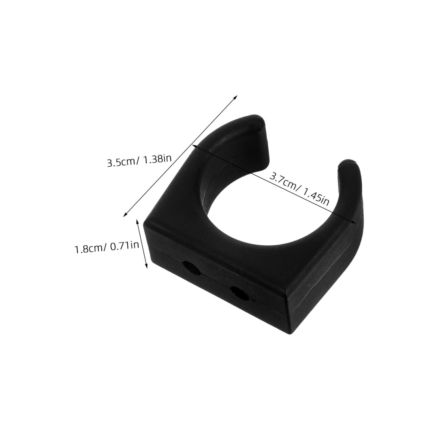 OSOLADY 2pcs Seawater Resistant Tube Clamp for Secure Pipe Fixation Quick Release Bracket for Kayak Fishing Paddle Rods