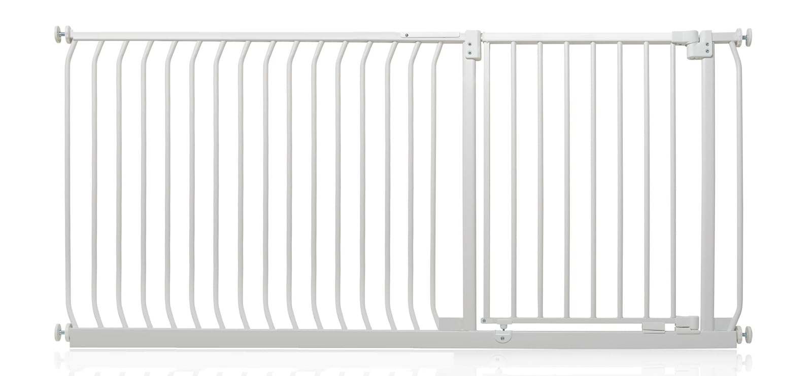 Safetots Elite Pressure Narrow Safety Gate, 65.5cm - 74.5cm, Matt White, Narrow Pressure Fit Stair Gate, Baby Gate for Doors Hallways and Spaces, Safety Barrier, Easy Installation — view 47