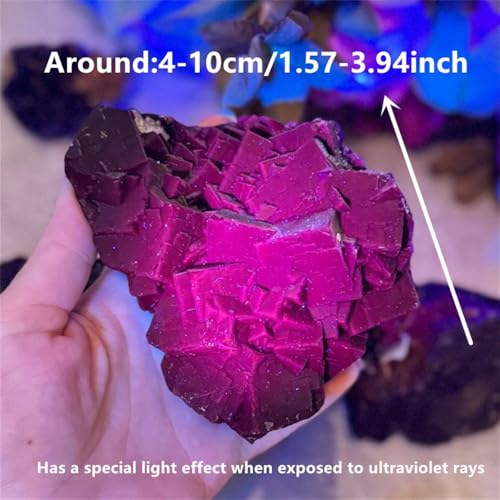 Fluorita negra mineral de 300 g para decorar tu altar de meditación y salón 6