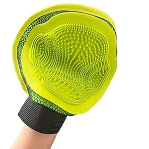 Pet Hair Remover Mitt - Deshedding Massage Grooming Glove for Long and Short Hair Dogs, Cats & Horses Pet Hair Remover Mitt Deshedding Massage Grooming Glove for Long and Short Hair Dogs Cats Horses