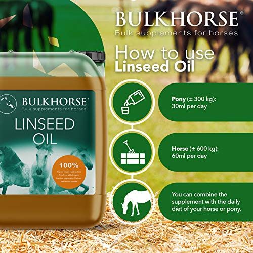 BulkHorse Lijnzaadolie | Kwaliteit gegarandeerd | MAAG, DARM en SPIJSVERTERING | 5 liter - Image 6