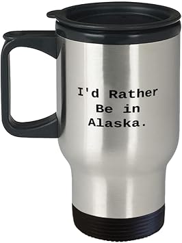 Game On Novelties Alaska Travel Mug