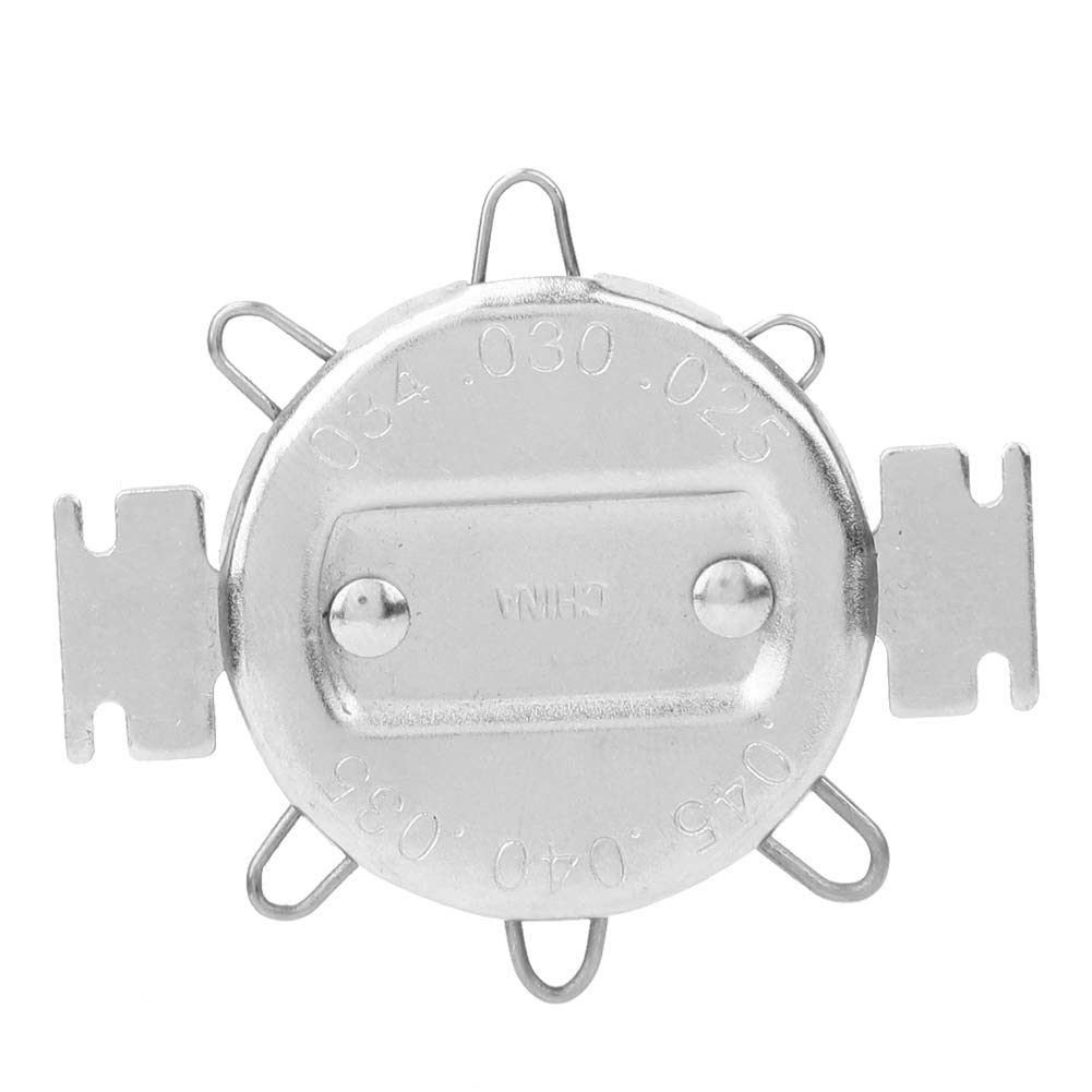 Spark Plug Gap Tool, Metric Inch Spark Plug Gap Gauge, Metal High Hardness for Measuring Spark Plug Gap Adjustment Spark Plug Gap