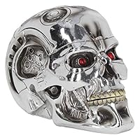 Nemesis Now, T-Terminator-Box, 18 cm, Silber, Kunstharz, Einheitsgröße