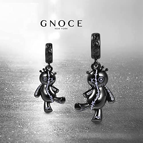 Image of GNOCE Witch Cauldron Pendant Charm,S925 Sterling Silver with Ruby Gemstones Dangle Charms Bead For Bracelets /Necklace Jewelry Gift For Women Girls Wife Daughter