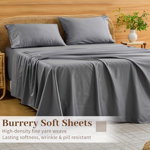 Image of Bedlifes 1000TC Egyptian Cotton Queen Sheets, 4Pcs 18-24 inch Extra Deep Pocket | Cooling & Breathable, Ultra Soft, Hotel Comfort, Sateen Weave, OEKO-TEX Certified, Easy-Care Machine Washable