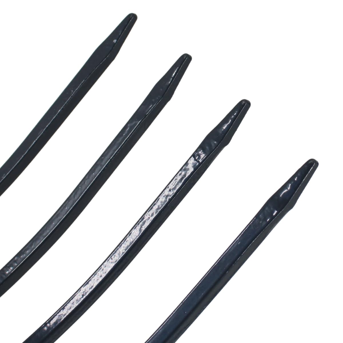 Rekord Grabegabel (Stahl, pulverbeschichtet) mit 4 Zinken, Schwanenhals und 76 cm T-Stiel aus Buchenholz, Arbeitsbreite: 18 cm, ideal zum Umgraben und um Böden aufzulockern