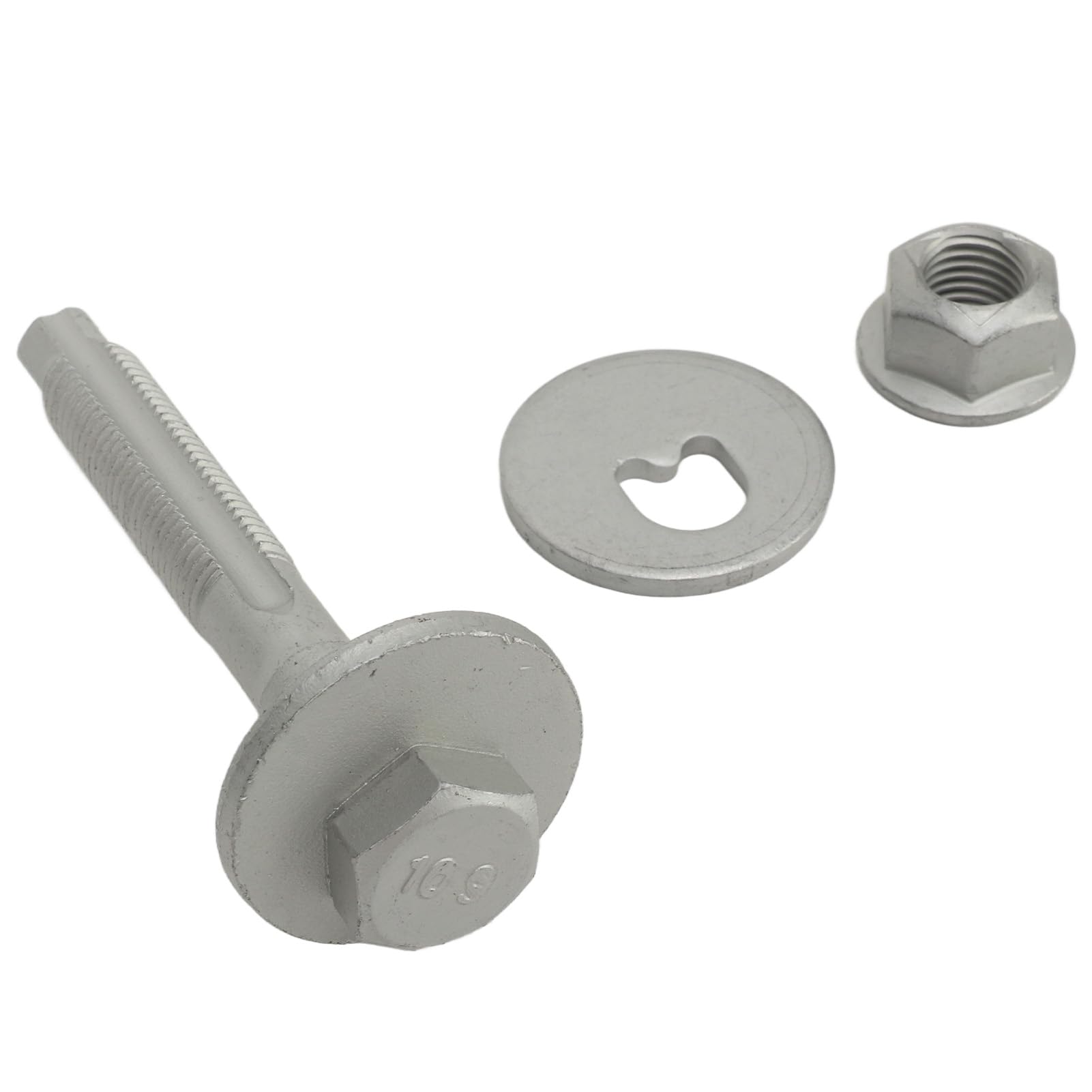 Set di Dadi con rondella eccentrica da 3 Pezzi WHT0002 Bullone eccentrico Allineamento Braccio Sospensione Regolazione eccentrica Bullone camma Vite campanatura Kit Dado