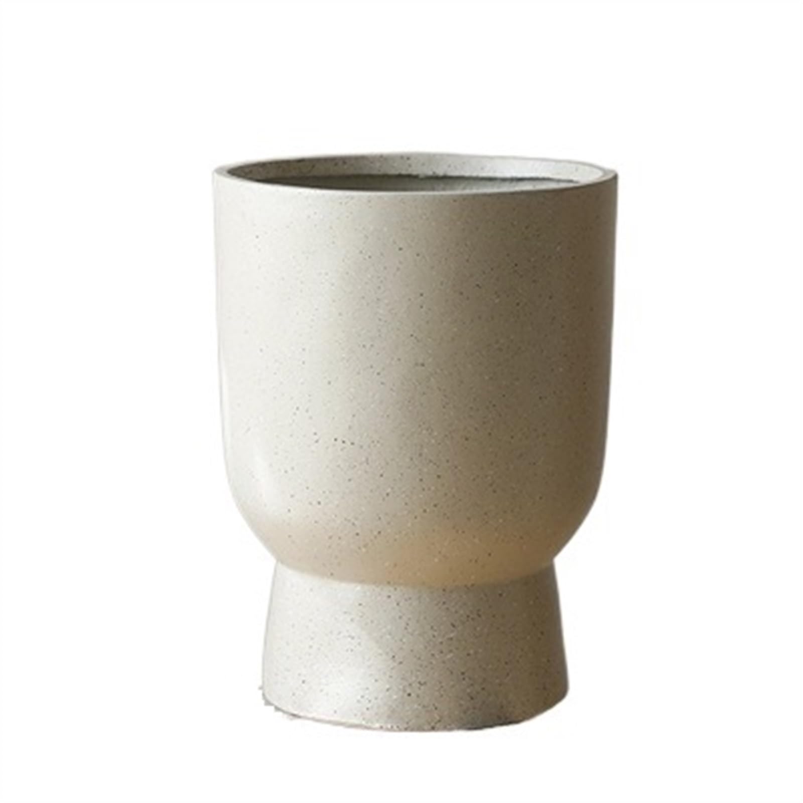 Pot de fleurs en ciment pour sublimer vos grandes plantes de salon et bureau