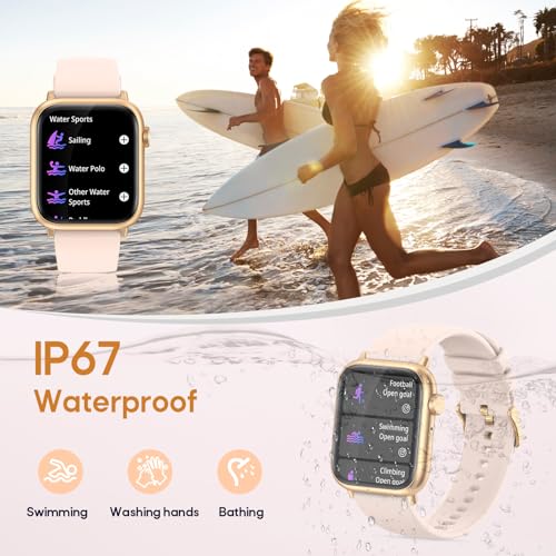 Smart Watch for Women Answer/Make Calls, 1.83" Bluetooth Calling Smartwatch with Heart Rate Sleep Monitor - Image 4
