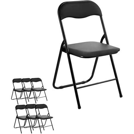 Amazon Grates 折りたたみパイプ椅子 ダークグレー 8脚セット 文房具 オフィス用品 文房具 オフィス用品