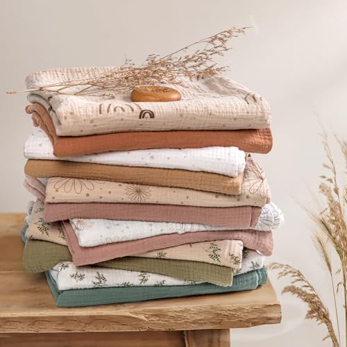 image for lulumoon Muslin Changing Pad Covers: Baby Cotton Changing Table Covers