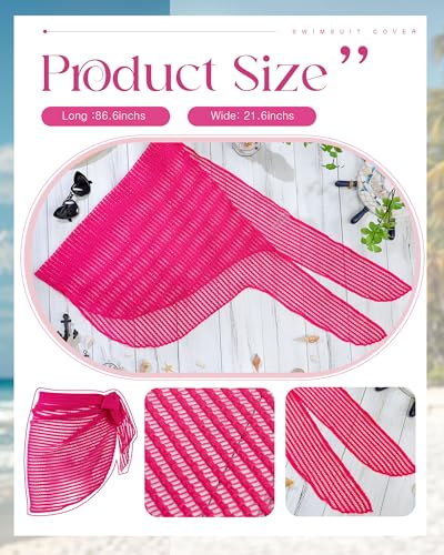 Geyoga Women Crochet Cover up Skirt Triangle Shawl Hollow Out Bikini Mermaid Skirt Bathing Suit Cover up Beach Skirt2