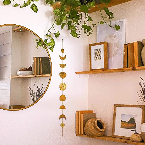 Celestial Moon Phase Wall Hanging Decoration (hardware Included) / Boho Wall Decor / Beautiful...