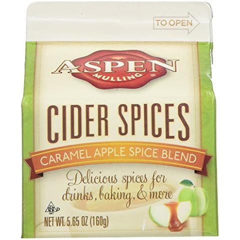Aspen Mulling Cider Spice 3 Pack - Original Spice Blend - Qty of 3, 5.65 oz. Cartons (Caramel Apple) Cover