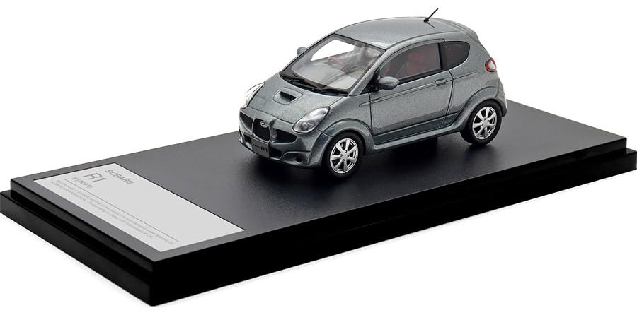 インターアライド (INTERALLIED) Hi Story 1/43 スバル R1 S (2005) チタニウムグレー・メタリック 完成品 HS511GY