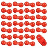 OROOTL Catfish Rattles Bells, 45pcs Fishing Double Rattle Beads for Catfishing Portable Catfish Rattle Attractor Floats Catfishing Equipment Tackle for Luring Fish