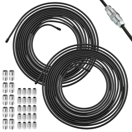 Bremsleitung Set 10m Ø 4 75mm (3/16) Stahl Bremsrohr mit 10 Verschraubungen & 20 Bremsleitung Verbinder PVF Beschichtet geeignet für hydraulische Bremssysteme in PKW