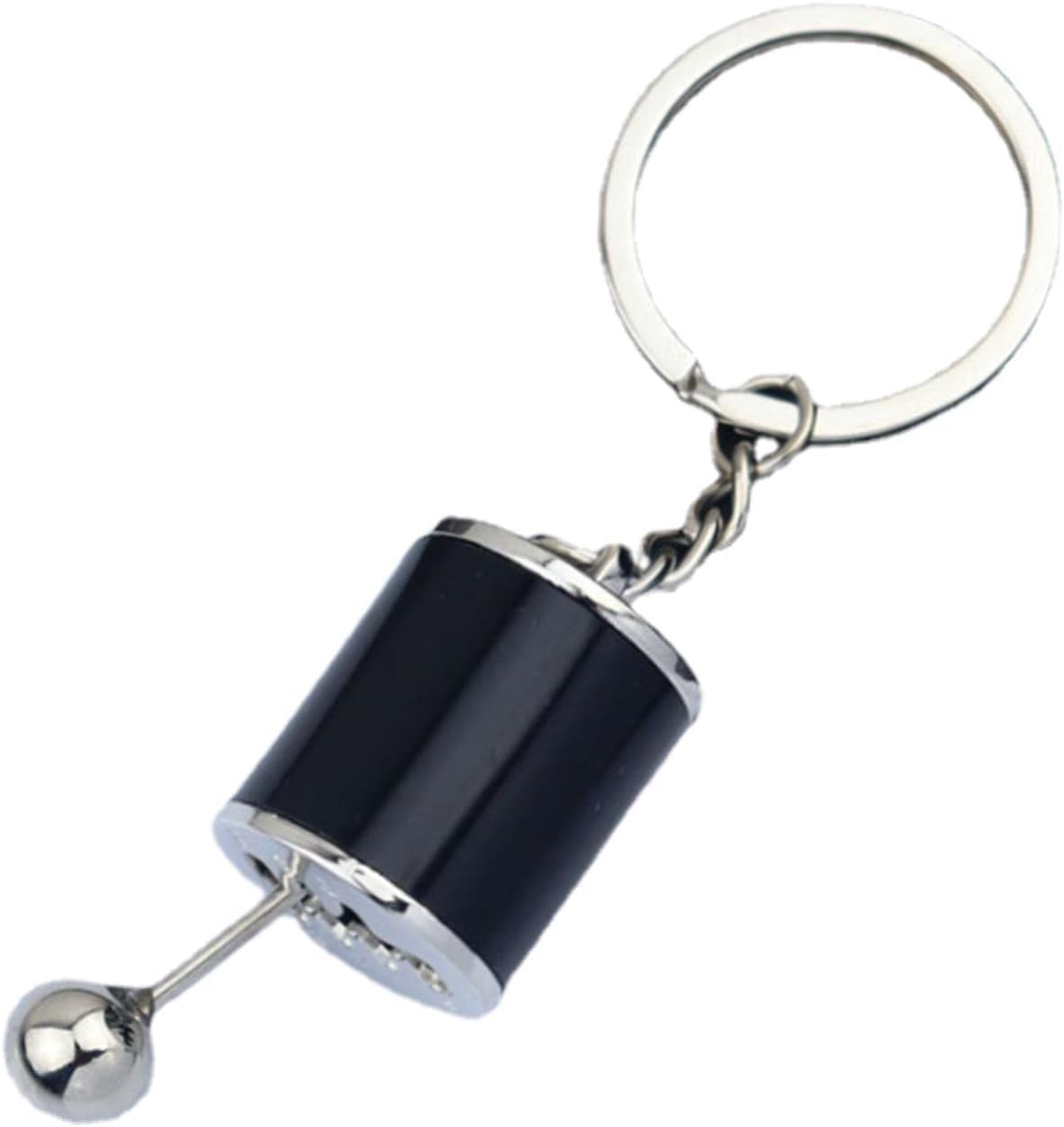 Gear Keychain,Gear Shift Knob Keychain Manual Shifter Keychain, Six