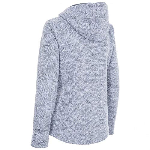 Trespass Damen Reserve Warme Microfleece Jacke mit Kapuze 260 g m , denim-blau, 3XL EU