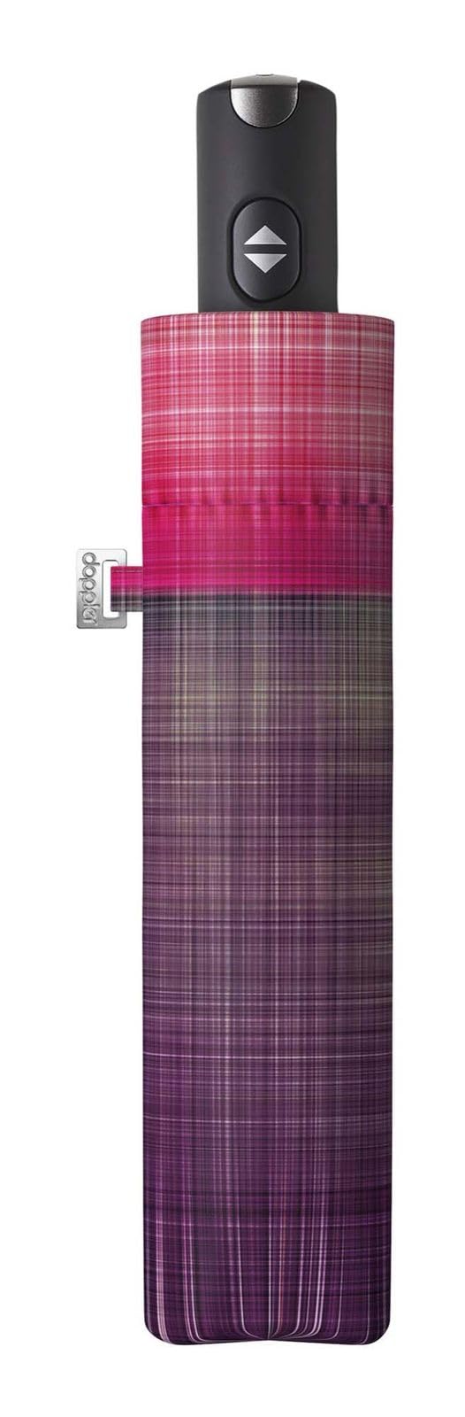 Doppler Regenschirm Carbonsteel Magic Noble Check Pink mehrfarbig