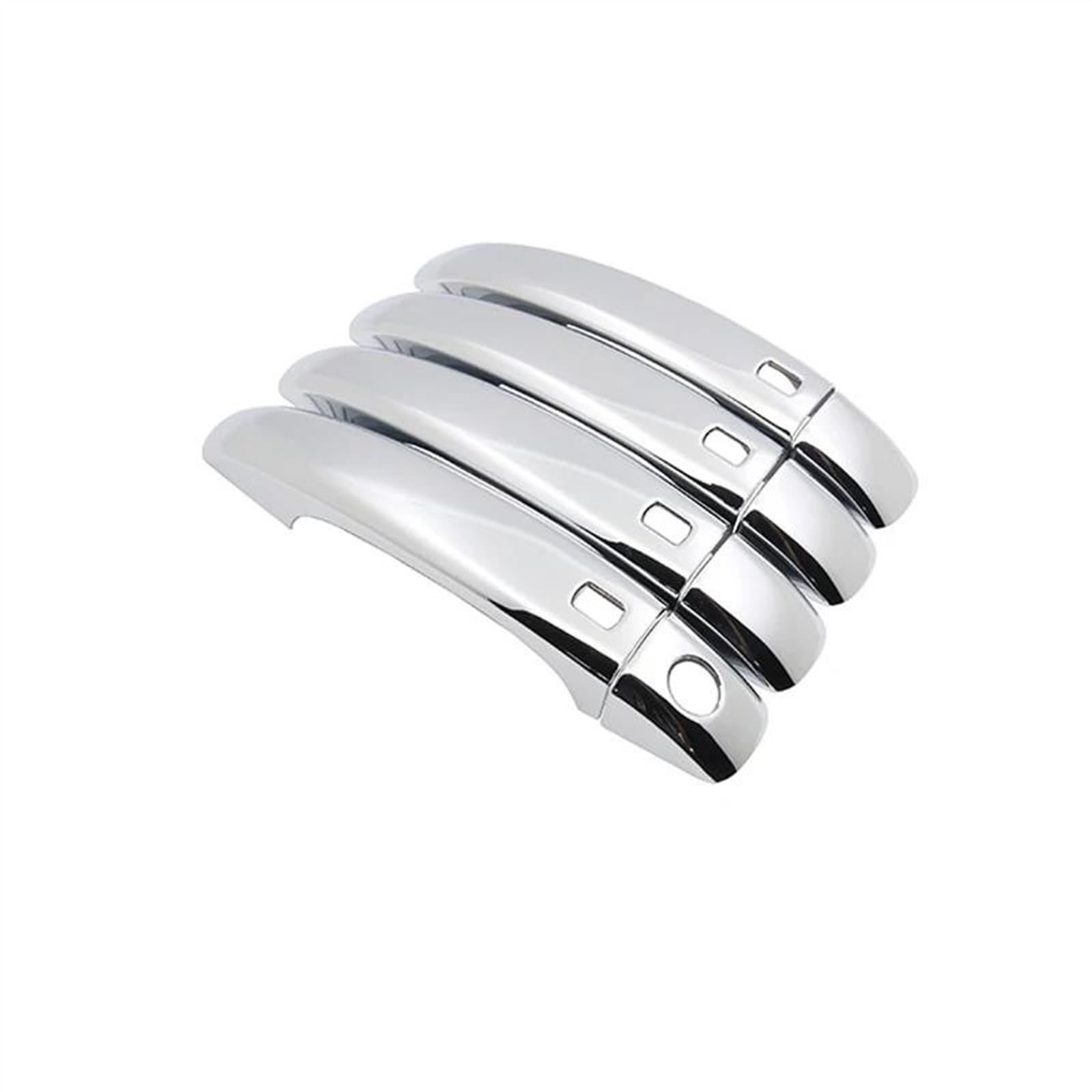 Csspdm Chrome Car Door Handle Cover Trim Anti-Scratch Protection Set Chromium Styling Exterior Part For Audi Q5 8R 2009~2017(Chrome)