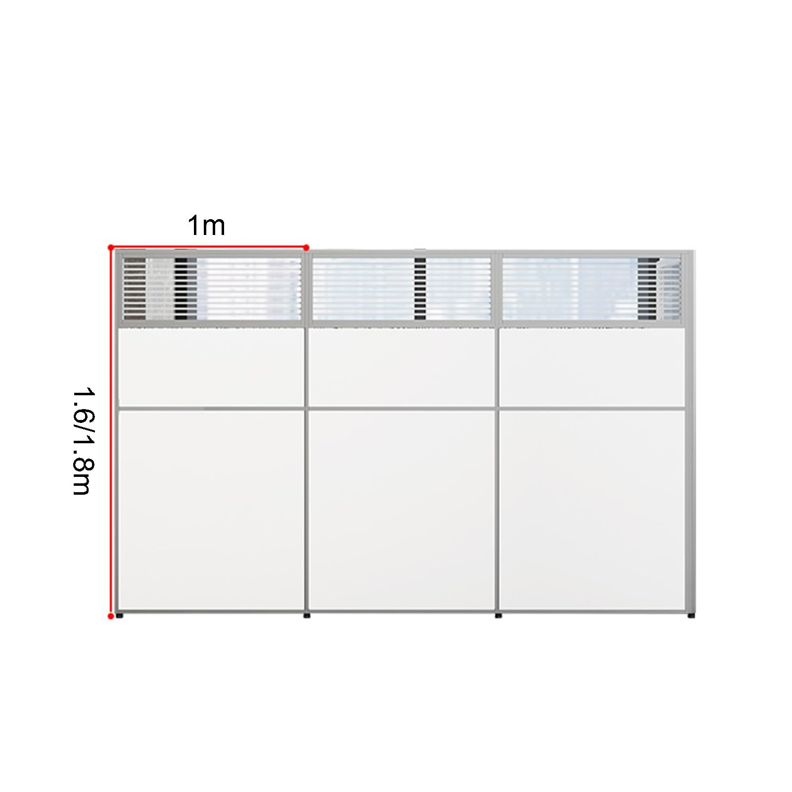 Kit separatore per postazione di lavoro indipendente, sistema modulare pieghevole a parete per sale studio e aule multimediali