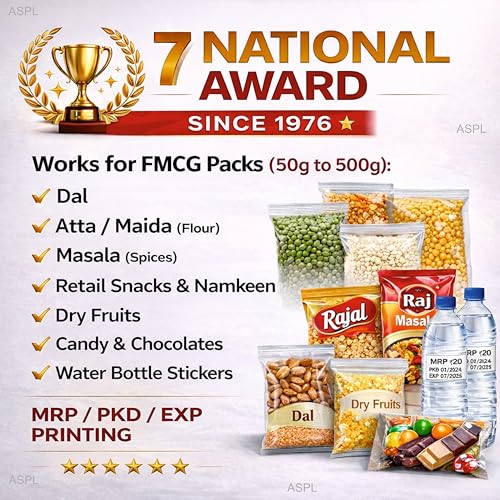 Image of NUMEX 3mm Batch Coding Machine | Manual Batch Printing Machine for Date, MRP & Batch No | for Boxes, Pouches & Labels | Suitable for 500g-1kg Packs