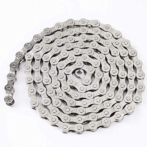 Nakeey Fahrradkette, 6/7/8-fach Fahrrad Kette,1/2 x 3/32 Inch 116 Glieder – Bild 3