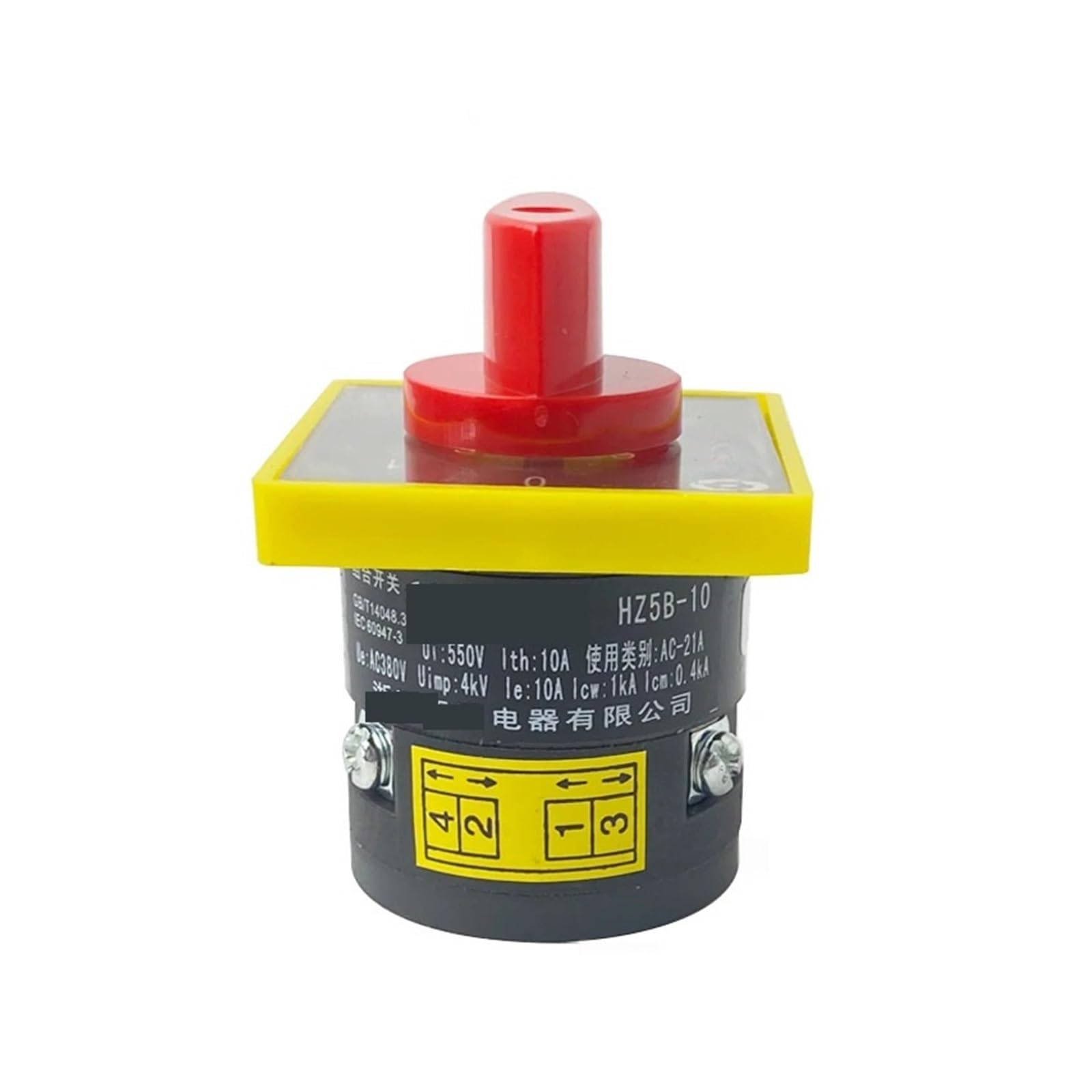 AARTERZZA HZ5B-10A Series Changeover Rotary CAM Switch 1-4 Poles Layers Two/Three Positions Silver Control Circuit(2Layers-102Position)