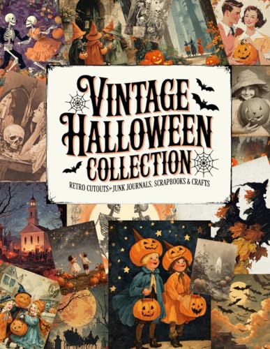 Vintage Halloween Ephemera Collection: Retro Cutouts for Junk Journals, Scrapbooks & Crafts