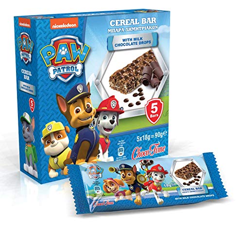 Design für Paw Patrol Müsliriegel mit Milch-Schokolade 5er Pack 90g - Ideal als Mitgebsel für den Kindergeburtstag oder Schultütenfüller (1) Cover