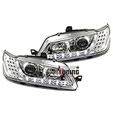 chrome EUROPETUNING - 13899 - TUNING PHARES FEUX AVANTS DEVIL EYES ET CLIGNOTANTS LED COMPATIBLE AVEC PEUGEOT 306 PHASES 2 et 3