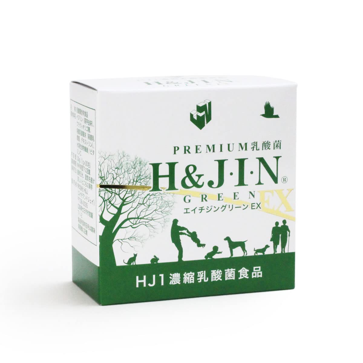 Amazon.co.jp: Premium乳酸菌H&JIN グリーンEX 人用 30包 乳酸菌 