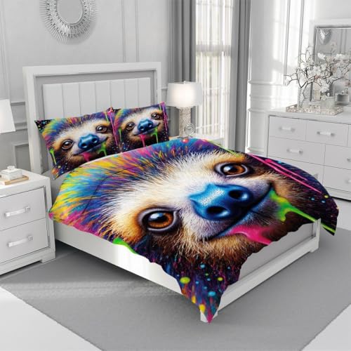 Housse de couette loutre 200x200 cm avec parure de lit microfibre AQ7246 - 5