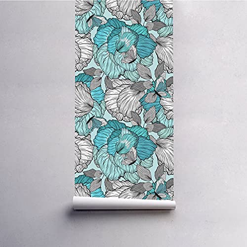Autocollant Mural Fleurs Coloray Rénovation Meuble Facile sans Colle
