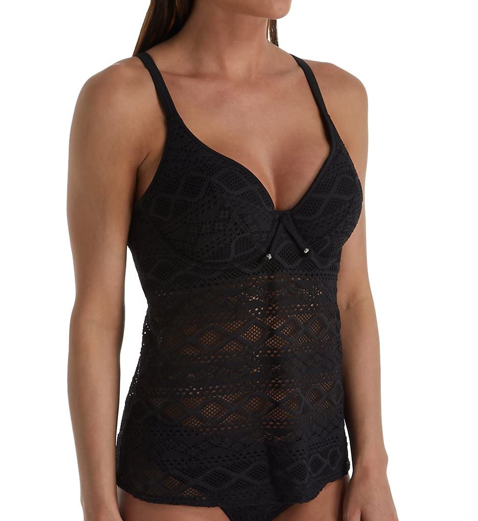 Freya Women's Standard Sundance Underwire Padded Tankini Black | eBay