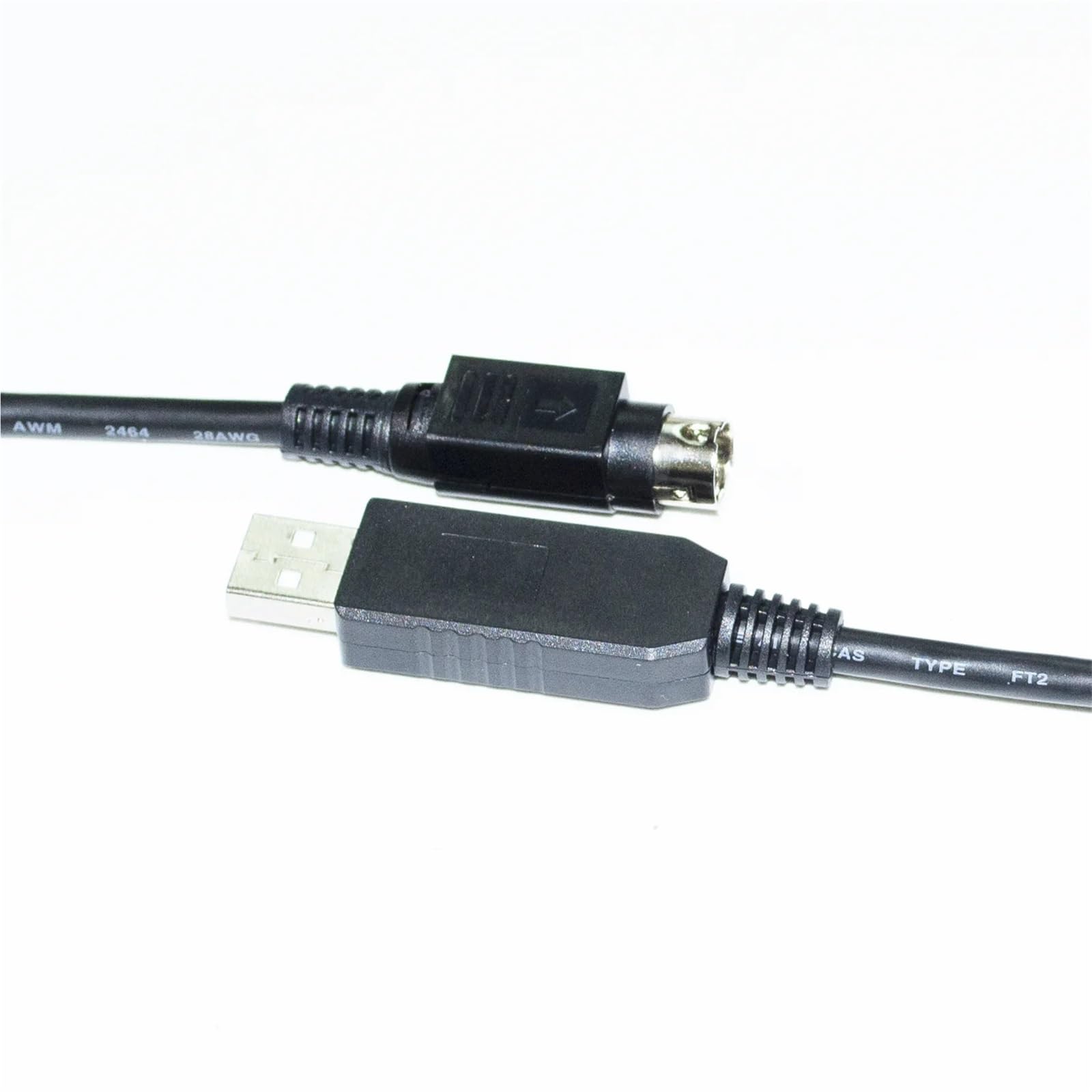 Câble de Communication série RS232 avec connecteur USB vers DIN 8 Broches mâle TCP6180 for détecteur série GP-X(5 Metre)