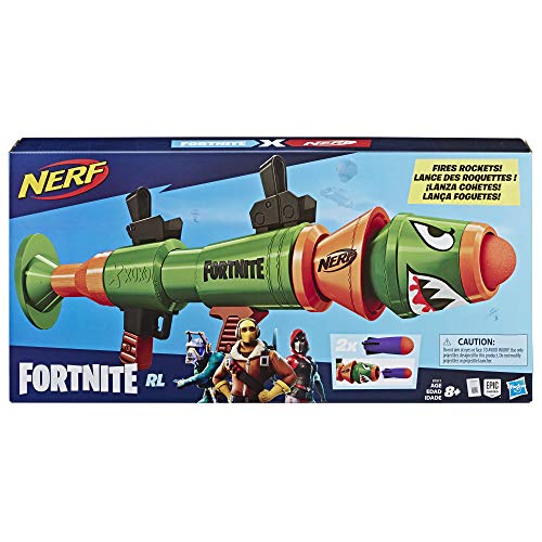 Lanca Dardos Fortnite Rl - Hasbro, Nerf, E7511, Verde e Laranja