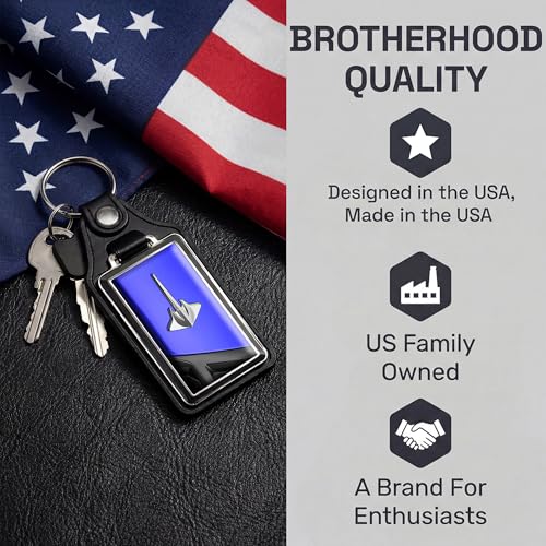 Image of Brotherhood Car Key Chain for Stingray - Classic Models Keychain for Men | and Women Gift Key Ring