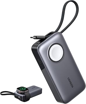 UGREEN Nexode 10000mAh 30W Manyetik Kablosuz Powerbank Gri