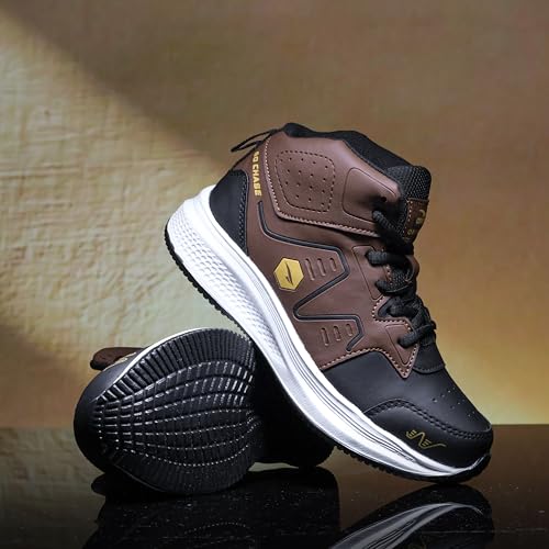 Image of ASIAN Adventure-41 Kids High Top Sports Shoes for Boys & Girls | Lightweight Cushioned Shoes for Running & Play | Breathable Anti-Skid Shoes