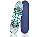 HYKCSS Patineta para Principiantes Rueda Luminosa Arce Canadiense Doble Cubierta de Patada Concave Cruiser Patineta acrobática Patineta Completa 31"X 8" Patineta estándar de Arce de 7 Capas Adolescen