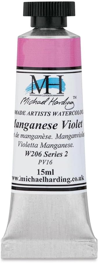Michael Harding Professional Watercolors - 15ml Tubes (Manganese Violet)
