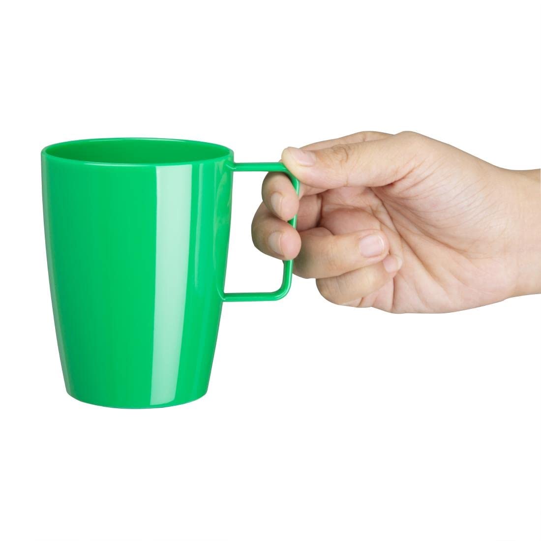 Kristallon ce287 policarbonato handled vaso, verde (Pack de 12)